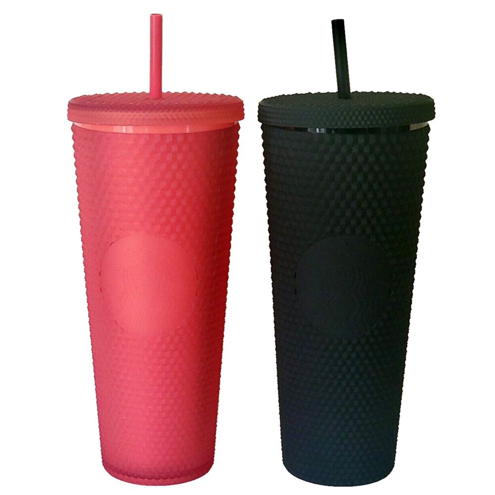 Starbucks Matte Studded Tumbler Set Red 2020 & Black 2021